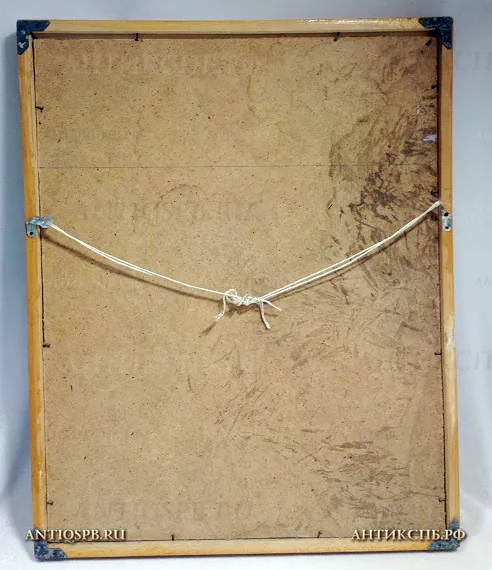 Картина "Березы на берегу реки". №19629